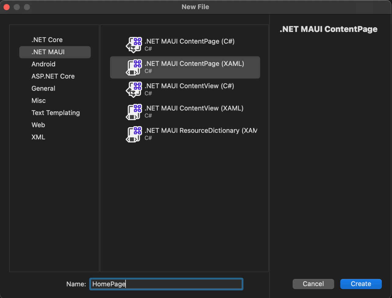 Organizing a New .NET MAUI Project